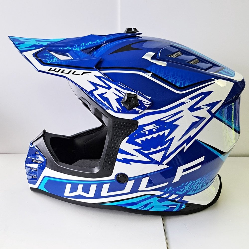 Wulfsport (MX25) Helmet - Youth - AIR-X - Blue