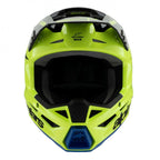 Alpinestars Youth S-M3 Radium Helmet (Yellow Fluo/Black/Blue Gloss)