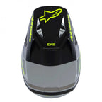 Alpinestars Youth S-M3 Radium Helmet (Grey/Black/Yellow Fluo Matt)