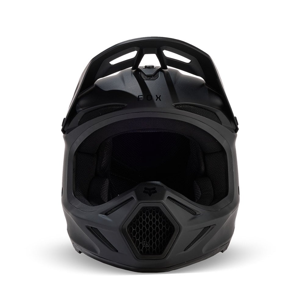 FOX Racing MX | Enduro Youth Helmet - V3 PLAIN (Matte Black)