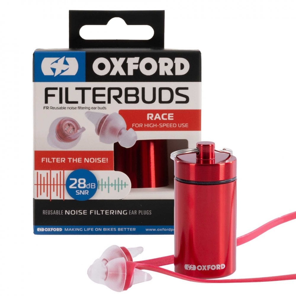 Oxford Filterbuds - Filter Ear Plugs - Race (28SNR)