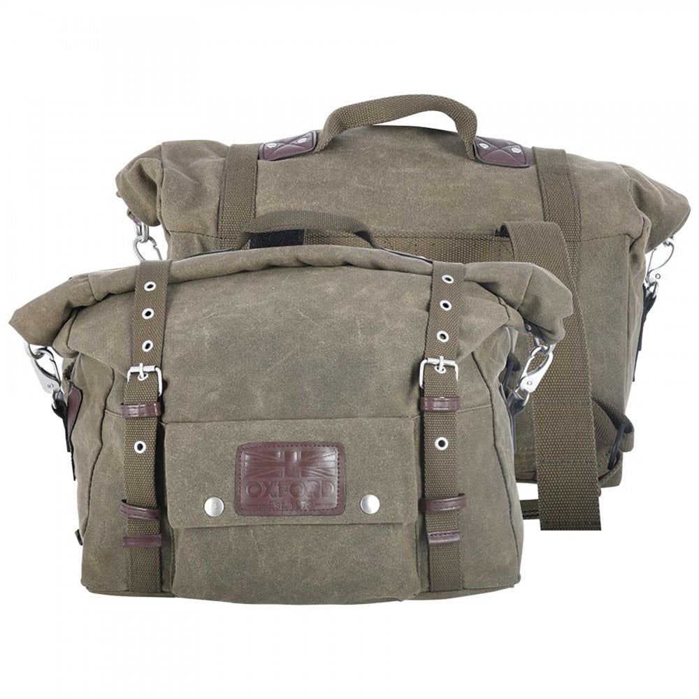 Oxford Luggage - Heritage Panniers - 40L (Khaki)