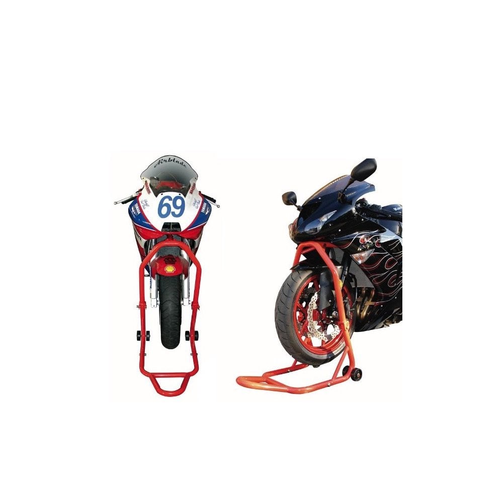 BikeTek - Front Head Paddock Stand - Red