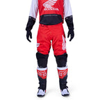 FOX Racing MX Jersey & Pant Kit Deal - 180 HONDA (Fluo Red/White/Black)
