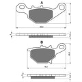 Gold Fren - Brake Pads - GF226 (FA401) - Rear - RM85 05-26