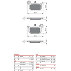 Gold Fren - Brake Pads - GF190 XXL