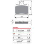 Gold Fren - Brake Pads - GF297/FA608