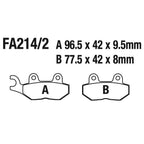 EBC - Brake Pads - FA214/2