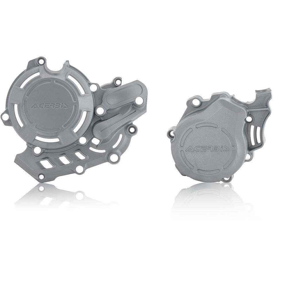 Acerbis - X-Power - Clutch & Ignition Covers - KTM SXF450 16-22, EXCF450/500 17-23, XC-F450 20-22, XCF-W450 23, XCF-W500 20-23, Husqvarna FC450 16-22, FE450 17-23, FE450S 22-23, FE501 19-23, FX450 20-22, Gas Gas EXF450 21-23