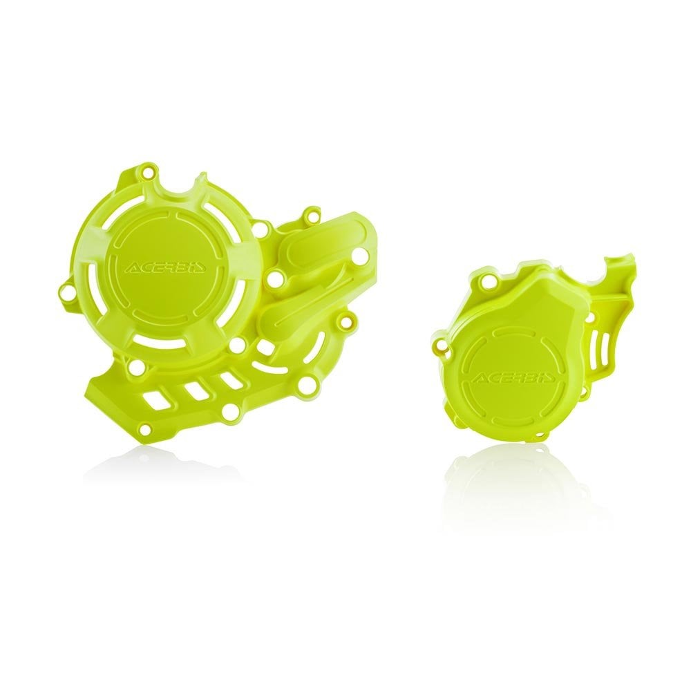 Acerbis - X-Power - Clutch & Ignition Covers - KTM SXF450 16-22, EXCF450/500 17-23, XC-F450 20-22, XCF-W450 23, XCF-W500 20-23, Husqvarna FC450 16-22, FE450 17-23, FE450S 22-23, FE501 19-23, FX450 20-22, Gas Gas EXF450 21-23