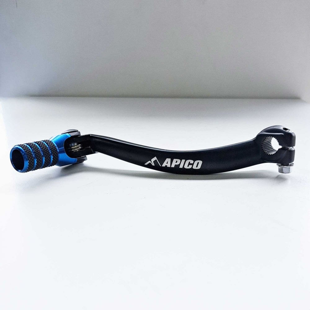 Apico - Gear Lever - Elite - YZF250/450 06-13, WRF250 07-14, WRF450 07-15 - Black w/Blue