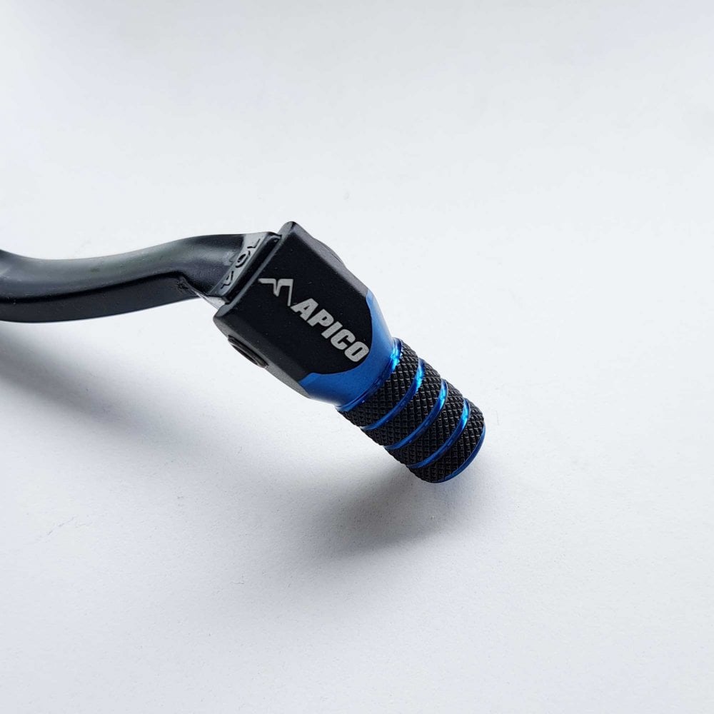 Apico - Gear Lever - Elite - YZF250/450 06-13, WRF250 07-14, WRF450 07-15 - Black w/Blue