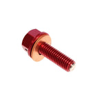Apico - Magnetic Sump Plug w/Washer - M8 x 25mm x 1.5 - CRF250 04-09, CRF250X 04-18 - Red