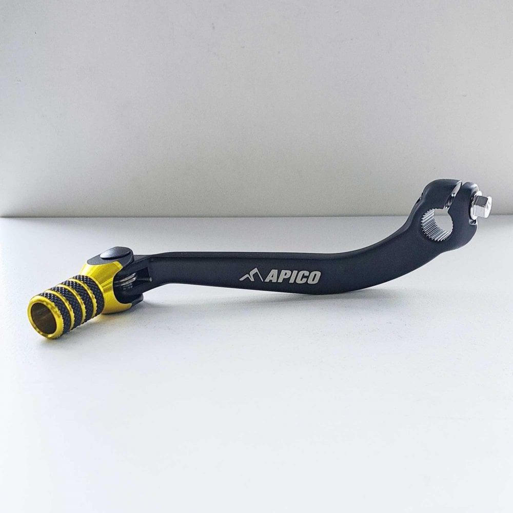 Apico - Gear Lever - Elite - RMZ250 07-26 - Black w/Yellow