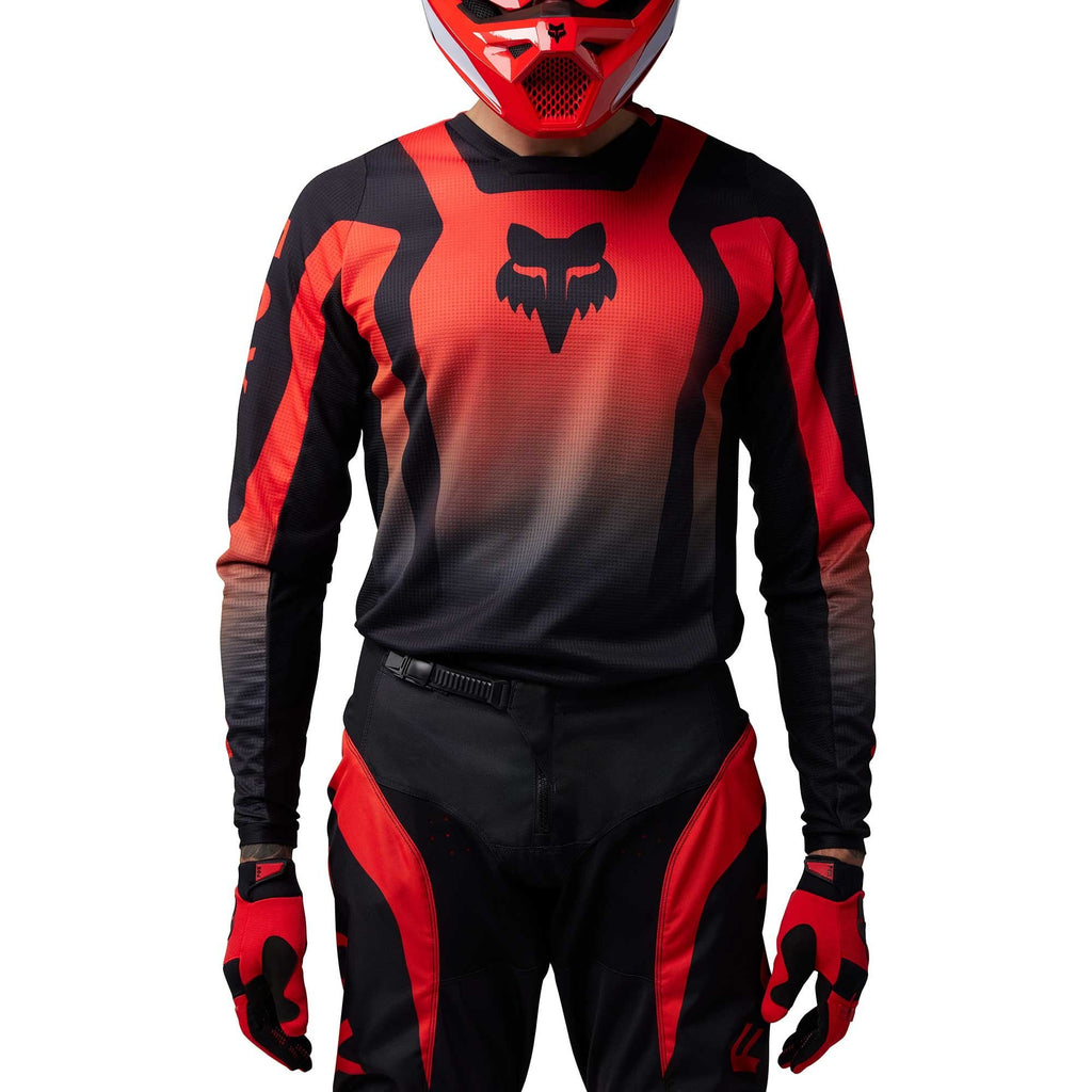 FOX (SALE) MX Jersey & Pant Kit - 180 LEAN (Red/Black)