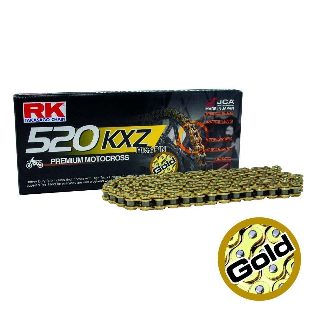 RK Takasago - Chain - 520 x 120L - KXZ - Gold/Gold