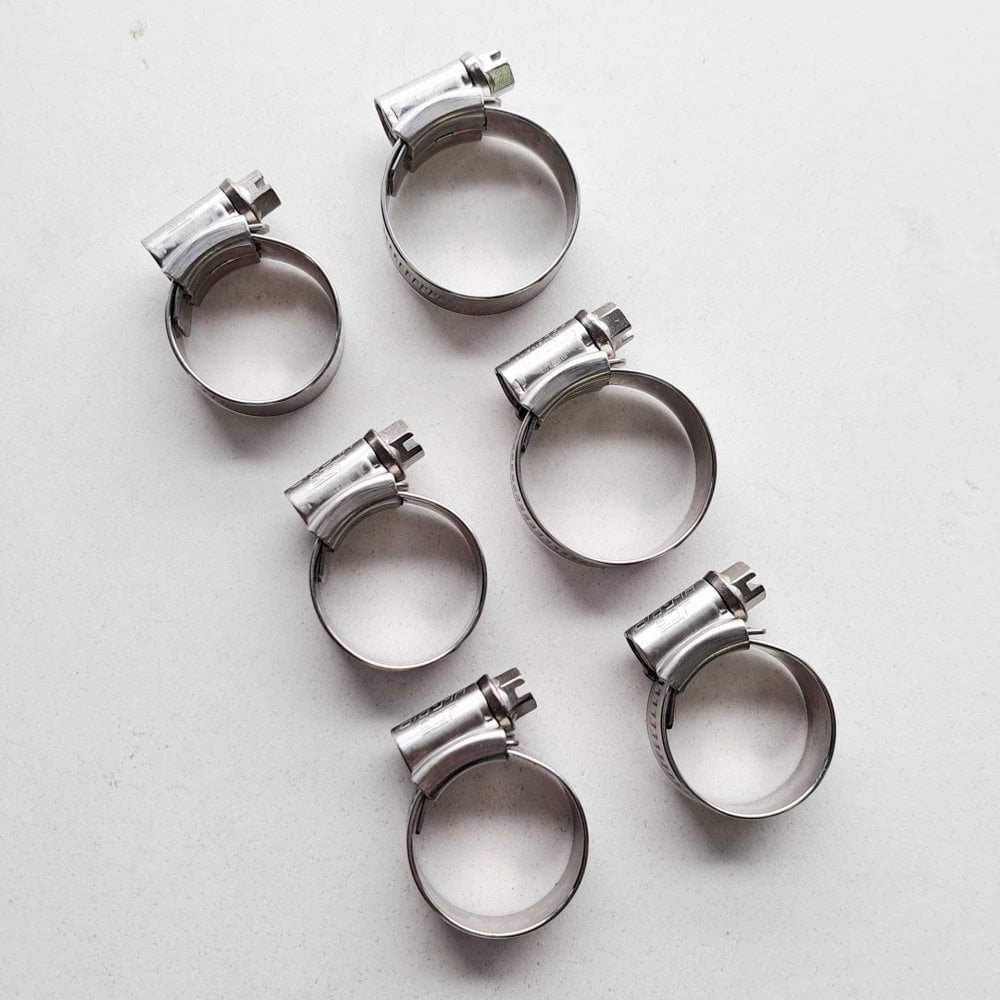 Samco - Clamp Kit (Radiator Hose) - KTM SXF250/350 23-26, EXCF250/350 24-26, XCF250/350 23-26, Husqvarna FC250/350 23-26,  FE250/350 24-26, FX350 23-26, Gas Gas MCF250/350 24-26, ECF250/350 24-26, EXF250/350 24-26