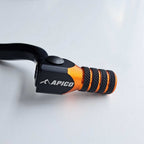 Apico - Gear Lever - Elite - KTM SX250 17-22, EXC250/300 17-23, Husqvarna TC250 17-22, TE250/300 17-23, TX300 17-22, Gas Gas MC250 22-23, EC250/300 21-23, EX250 22-23, EX300 20-23 - Black w/Orange
