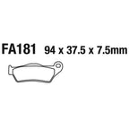 EBC - Brake Pads - FA181TT (GF031)