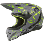 O'Neal (MX26) Helmet - 1SRS - SPLASH (Matte Grey/Fluo Yellow)