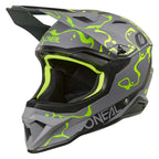 O'Neal (MX26) Helmet - 1SRS - SPLASH (Matte Grey/Fluo Yellow)