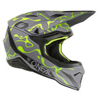 O'Neal (MX26) Helmet - 1SRS - SPLASH (Matte Grey/Fluo Yellow)