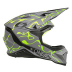 O'Neal (MX26) Helmet - 1SRS - SPLASH (Matte Grey/Fluo Yellow)
