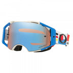 Oakley Airbrake Goggles - TLD Drop-In MTB (Red/Blue/White) PRIZM Sapphire Lens