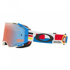 Oakley Airbrake Goggles - TLD Drop-In MTB (Red/Blue/White) PRIZM Sapphire Lens
