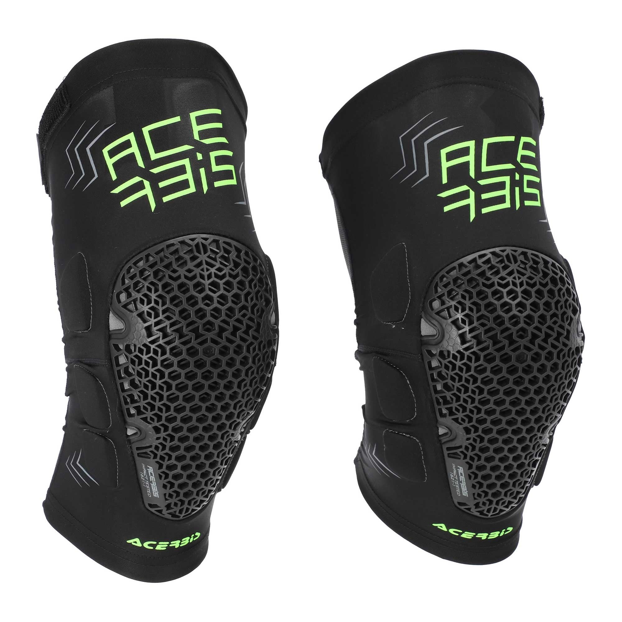 Acerbis (MX25) Armour, Knee - SKAY (Black/Fluo Yellow)