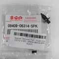 Suzuki Genuine Part - Push Clip OD12 x ID6 - 09409-06314-5PK (Each)