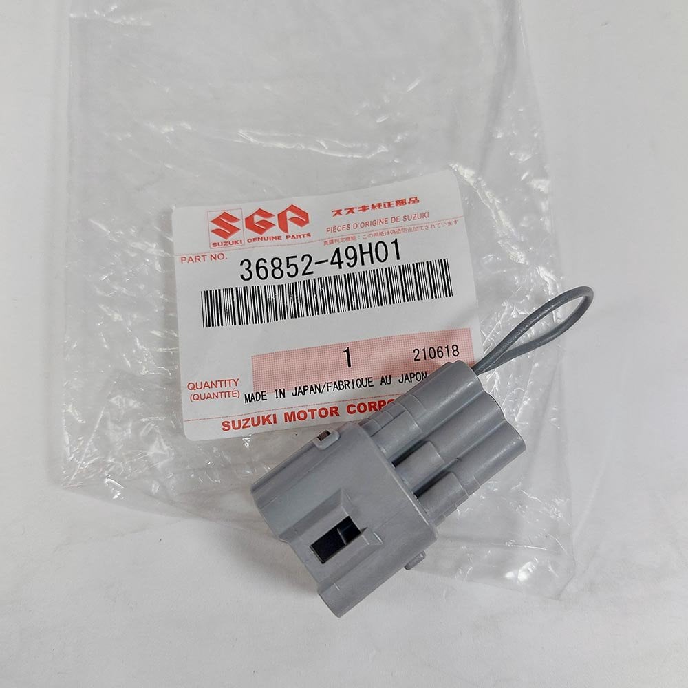 Suzuki Genuine Part - Wire Short, Plug/Map (RMZ250 10-25, RMZ450 08-25) - 36852-49H01-000 (SS 36852-49H00-000) (Grey/Rich)