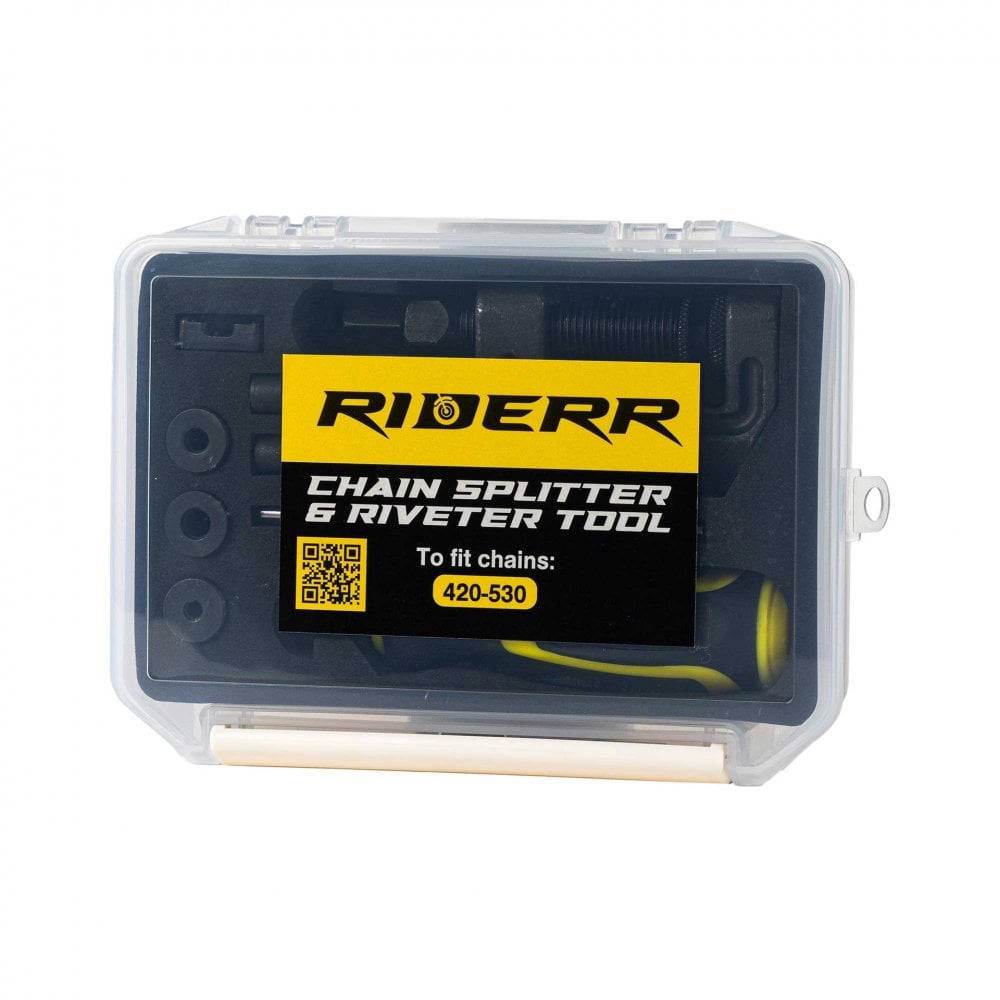 RIDERR Chain Splitter & Riveter All in 1 Tool - For Chain Sizes 420 428 520 525 530