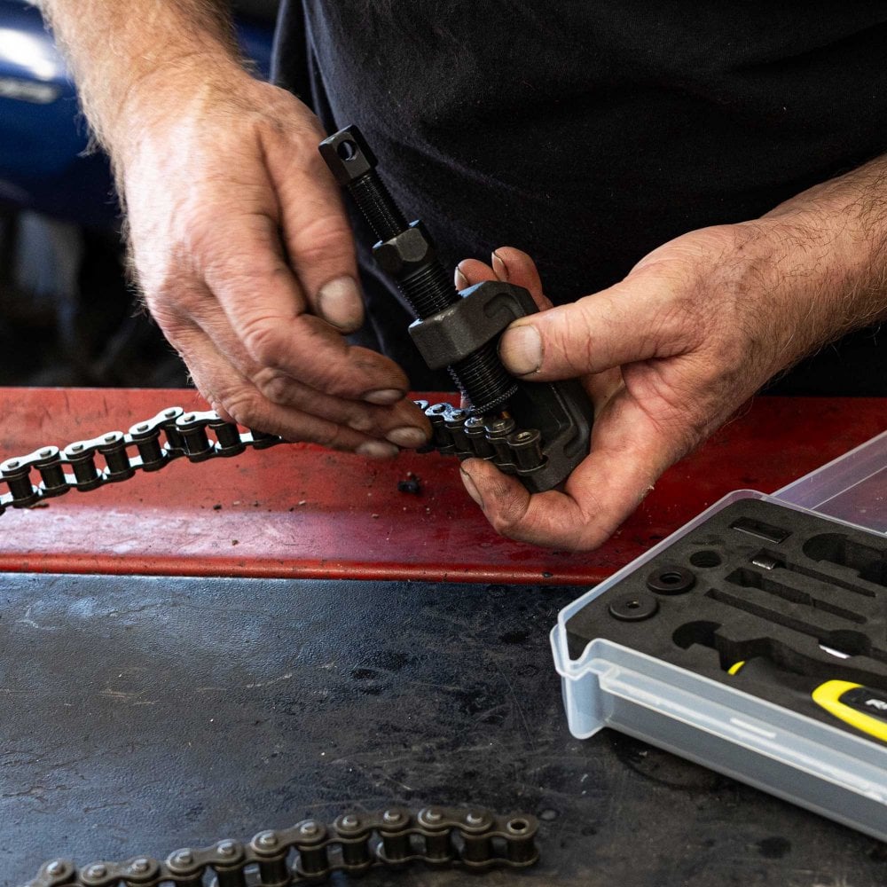 RIDERR Chain Splitter & Riveter All in 1 Tool - For Chain Sizes 420 428 520 525 530