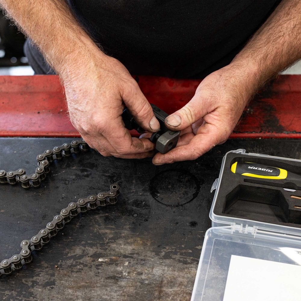 RIDERR Chain Splitter & Riveter All in 1 Tool - For Chain Sizes 420 428 520 525 530