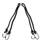 RIDERR Motorcycle Classic Bungee's - Double Pack | 60cm | Steel Hooks | Rubber ends