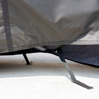 RIDERR Motorcycle Cover - Hurricane Premium All Weather |300d Oxford Fabric | UV Resistant | Fleece Linner | Chain loop Holes | Elasticated Base + Strap