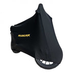 RIDERR Motorcycle Cover - Indoor Stretch Breathable Dust Cover (Black)