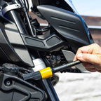 RIDERR Motorcycle Detailing Brush Set - Safe on Paintwork | Long Handles | Pack of 5x Brushes (Black/Yellow)