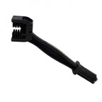 RIDERR Motorcycle Drive Chain Brush - Helps Prevent Chain Wear | Easy to Use | Multi- Sided Bristles (Black)