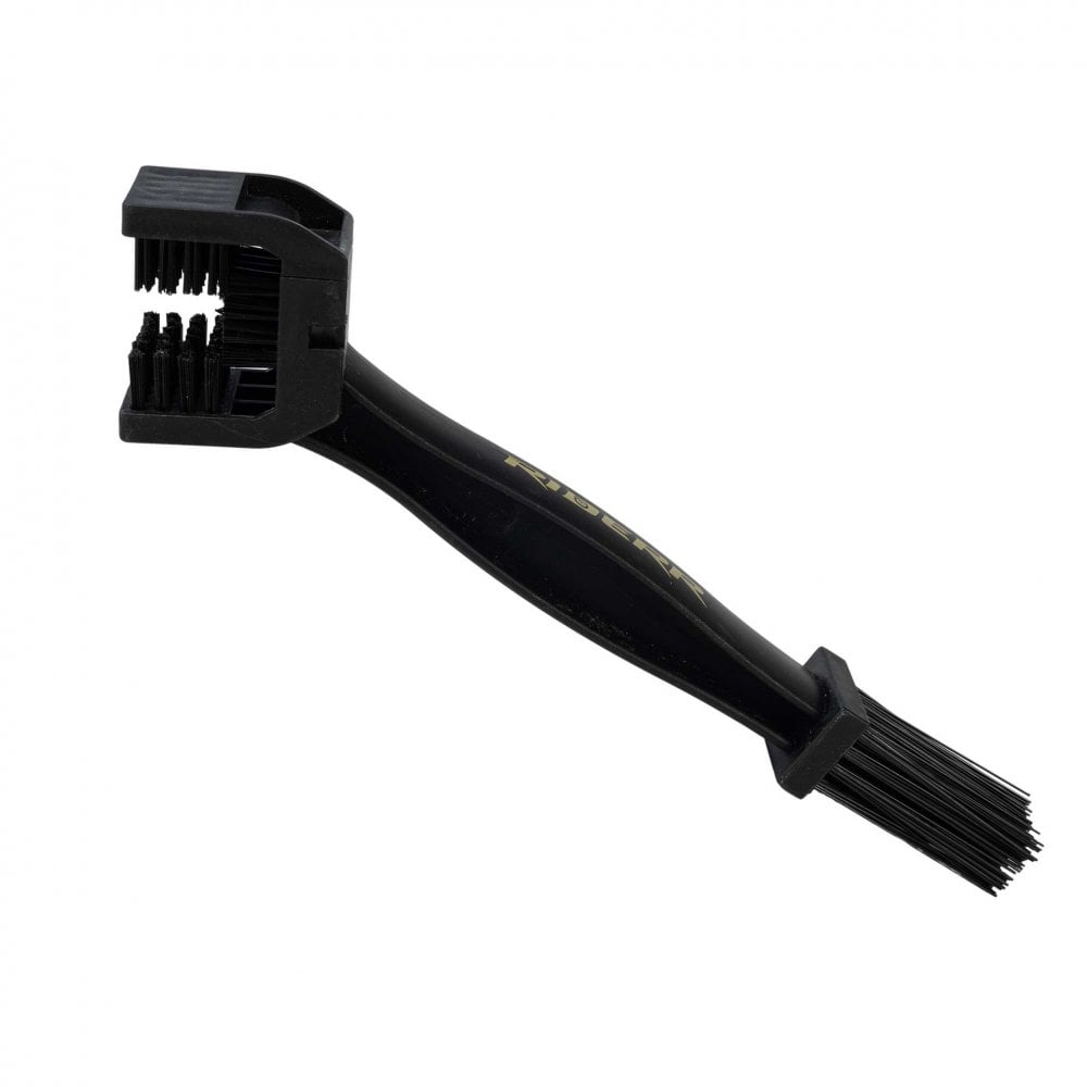 RIDERR Motorcycle Drive Chain Brush - Helps Prevent Chain Wear | Easy to Use | Multi- Sided Bristles (Black)