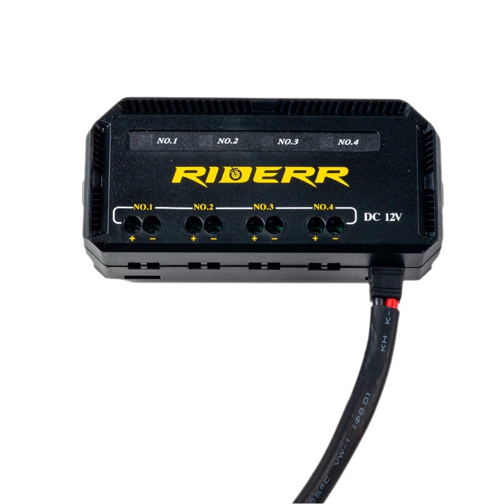 RIDERR Motorcycle Fuse Hub - 4x Devices (ignition Shut Off)