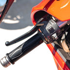 RIDERR Motorcycle Heated Grips - 12v | 5x Settings | inc Throttle tube and adaptors