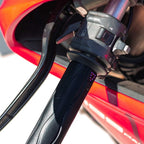 RIDERR Motorcycle Heated Grips - 12v | 5x Settings | inc Throttle tube and adaptors