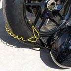 RIDERR Motorcycle Helmet Lock - Carabiner Combination Lock / T-Bar / Cable All in one Pack (Black/Yellow)