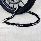 RIDERR Motorcycle Link8 Chain Lock - Stainless Steel Lock Body & Pin | 8mm Chain | 3x Keys | Anti-Drilling Lock Head