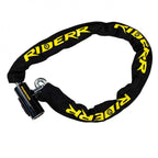 RIDERR Motorcycle LinkCore12 Alarm Chain Lock 1.2m - 120db | 360deg Motion Sensor | 12mm Links | ART4