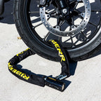 RIDERR Motorcycle LinkCore12 Alarm Chain Lock 1.2m - 120db | 360deg Motion Sensor | 12mm Links | ART4