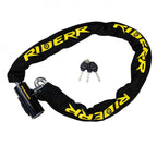 RIDERR Motorcycle LinkCore12 Alarm Chain Lock 1.2m - 120db | 360deg Motion Sensor | 12mm Links | ART4
