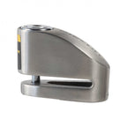 RIDERR Motorcycle Micro Disc Lock - 6mm Pin | Stainless Steel Body (Silver)